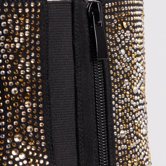 Torrid Embellished Pointed Toe Stiletto Bootie Sz 8.5 WW - Picture 9 of 12